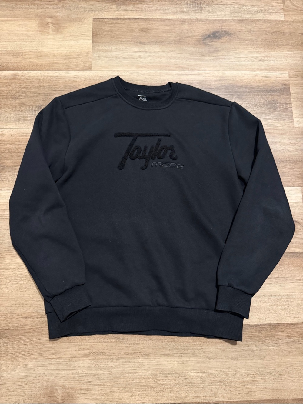 Taylormade First Light Crew Sweatshirt Men’s Medium Black Golf Sweater